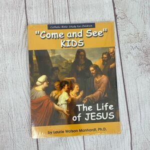 Catholic bible story guide “come & see the life of Jesus” new in plastic